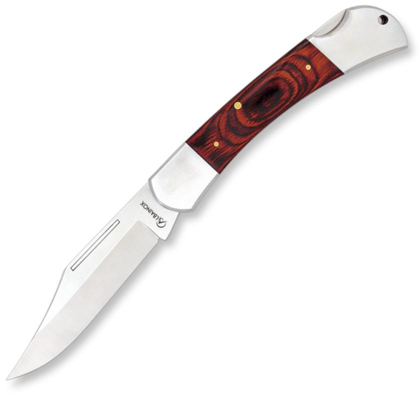 Canivete ALBAINOX COMANDO com cabo resistente vermelho e lâmina d...