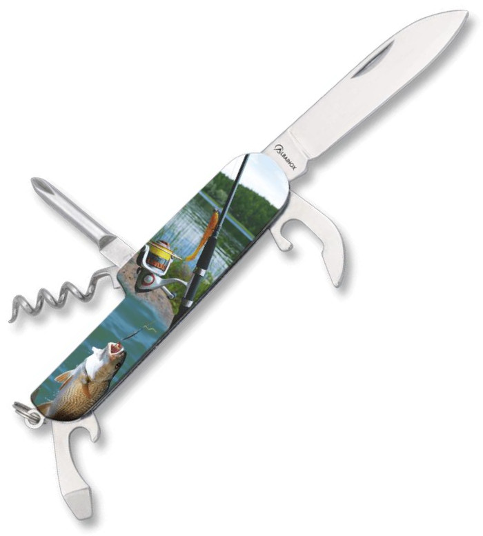 Faca multiuso de seis usos Albainox com impressão 3D de pesca