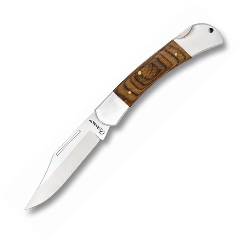 Canivete ALBAINOX COMANDO com trava traseira, cabo vermelho resis...