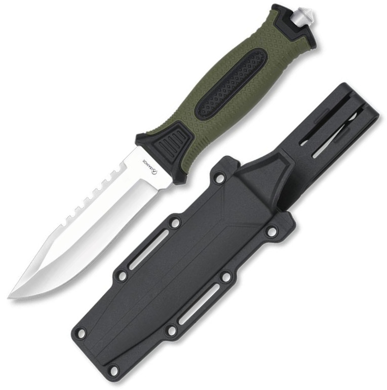 Cuchillo Albainox con funda rigida, mango de doble inyección y ho...