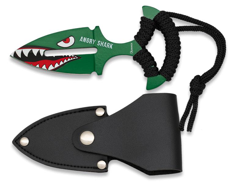 ALBAINOX Skinner Angry faca de tubarão com lâmina de 6,5 cm