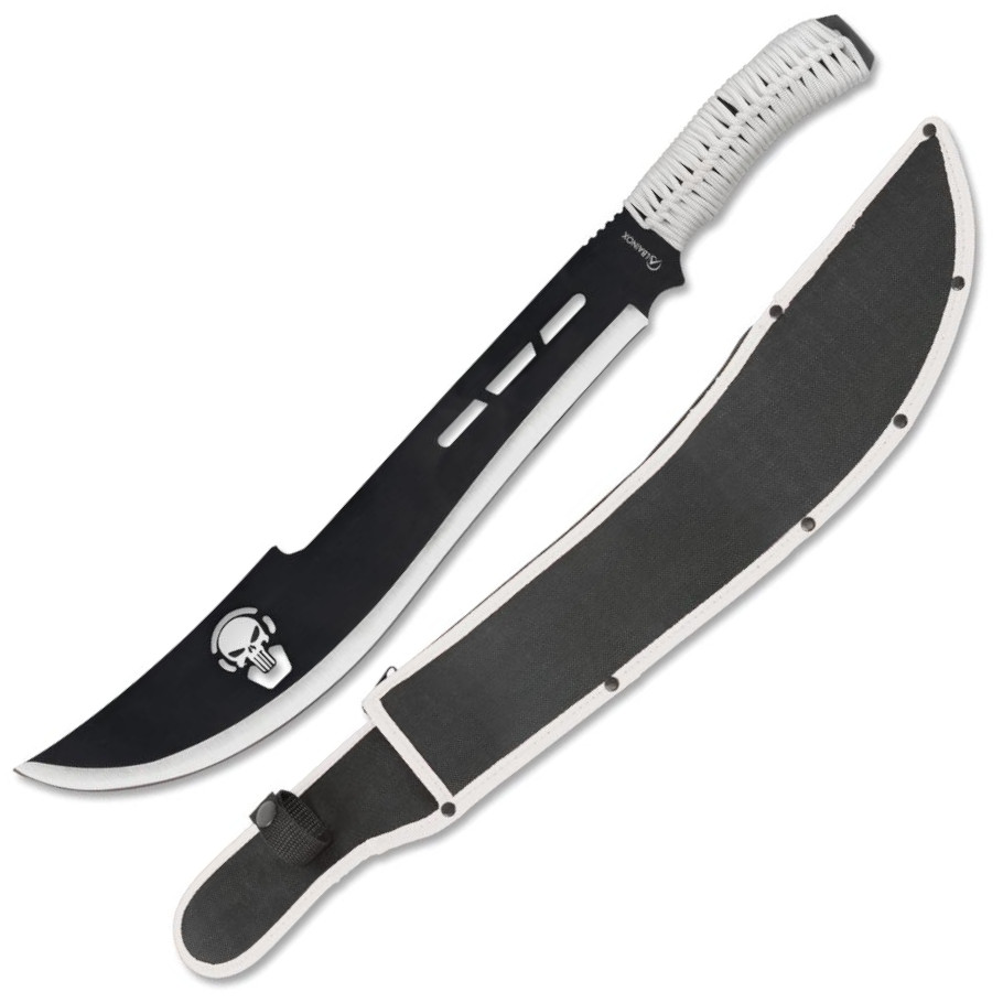 Machete cortador de cana de crânio Albainox com lâmina de 45,5 cm