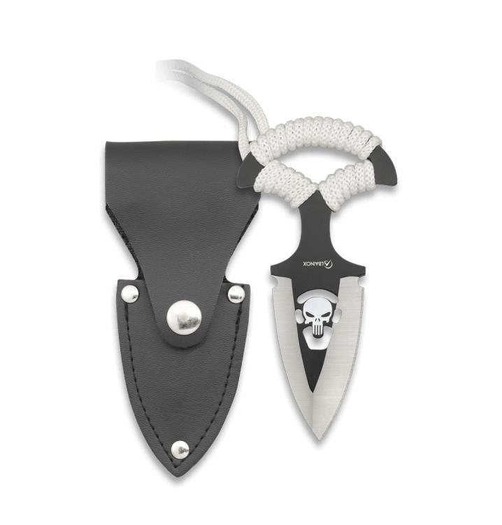 Cuchillo Skinner Albainox calavera con funda ABS
