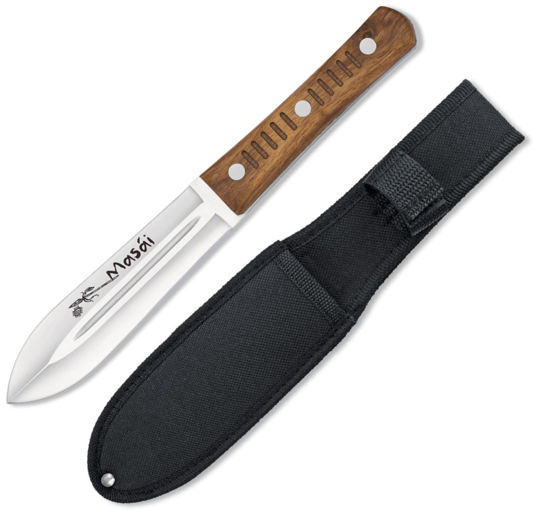 Cuchillo Albainox Masai de doble filo con hoja de 14 cm