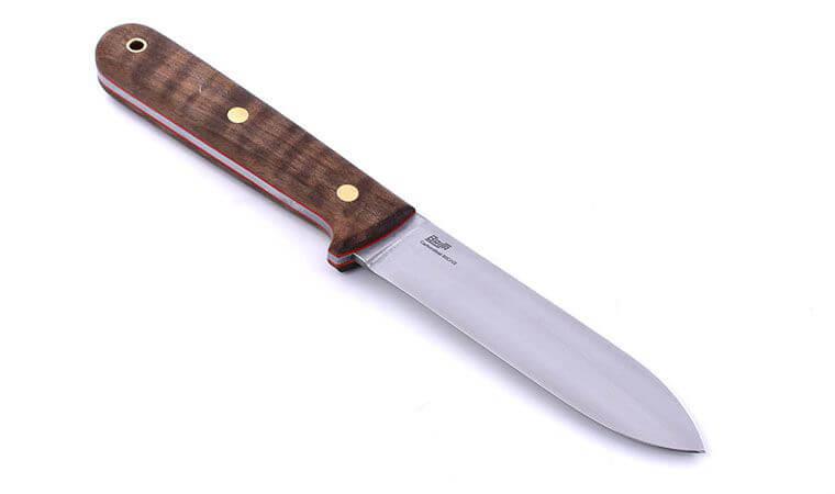 Faca para bushcraft Brisa Kephart 115 com cabo de nogueira estabilizado