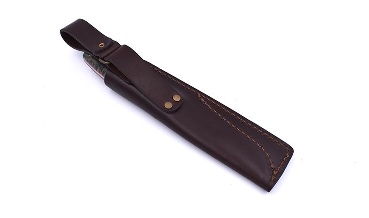 Cuchillo Brisa Trooper 115 Madera de abedul estabilizada negra