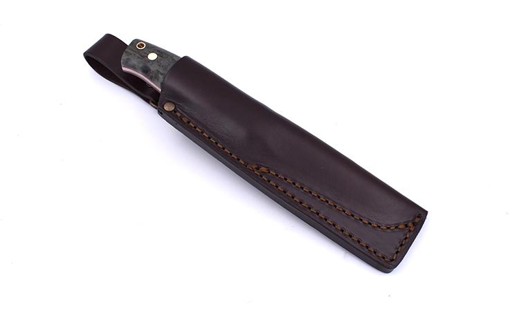 Cuchillo Brisa Trooper 115 Madera de abedul estabilizada negra