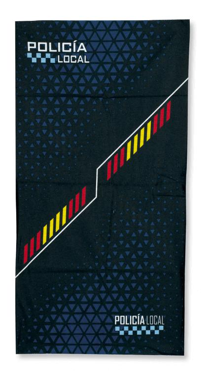 Braga fina para cuello de la Policía Local 100% poliéster