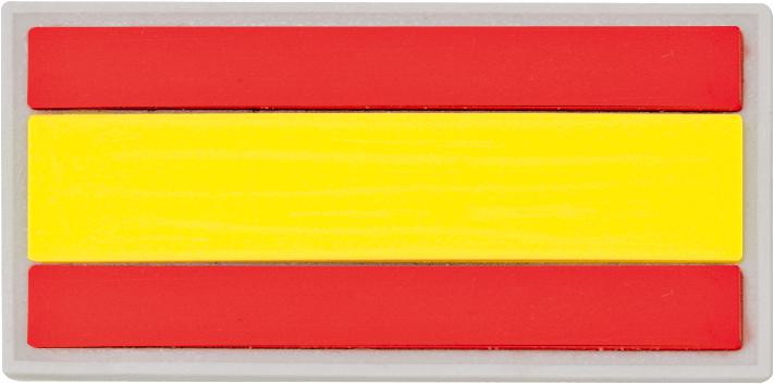 Barbaric parche de la bandera de España 6 x 3 cm con velcro