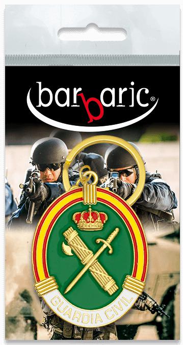 Llavero de Guardia Civil con fondo verde