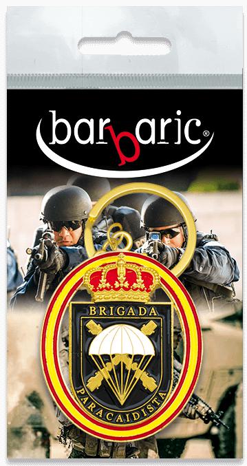 Chaveiro Brigada Pára-quedista Espanhola 4,1 x 5,5 cm