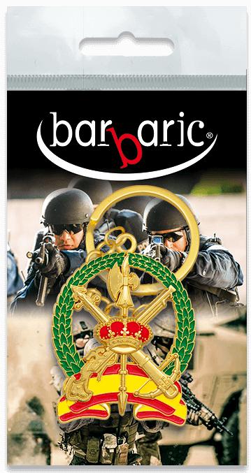 Chaveiro da Legião Espanhola apresentado em blister