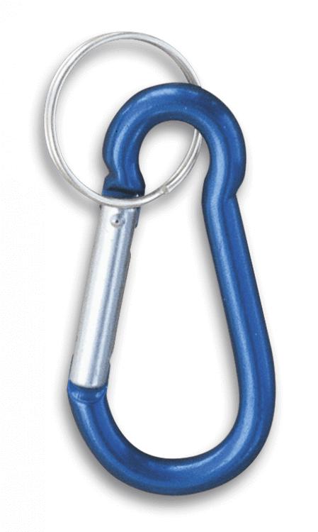 Mosquetones de 7 cm de distintos colores presentados en blíster d...