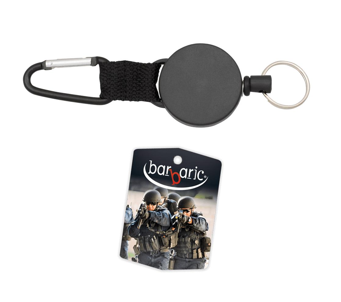 Porta-chaves extensível em PVC com mosquetão, comprimento máximo ...