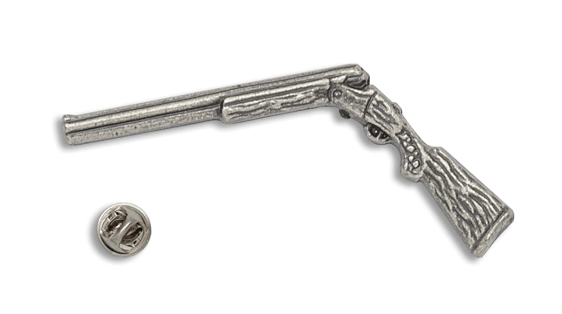 Pin de escopeta de caza con dimensiones de 2,3 x 4,5 cm