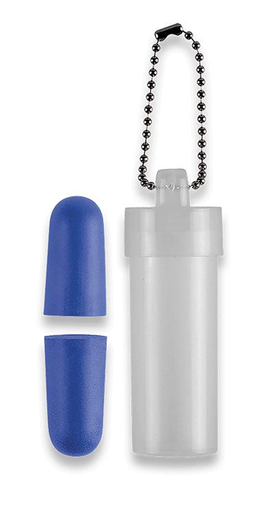 Tapones para los oídos de color azul