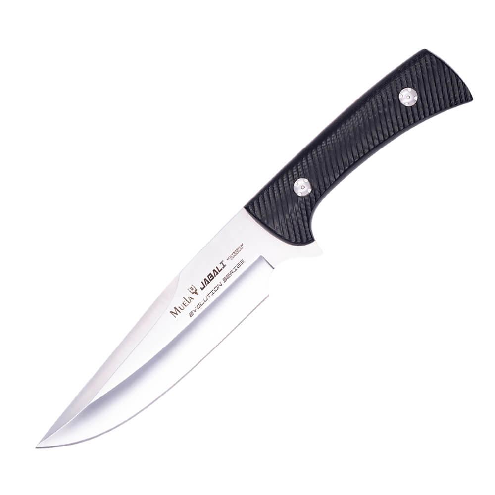 Cuchillo de caza Muela Jabali17M con puño de micarta negra