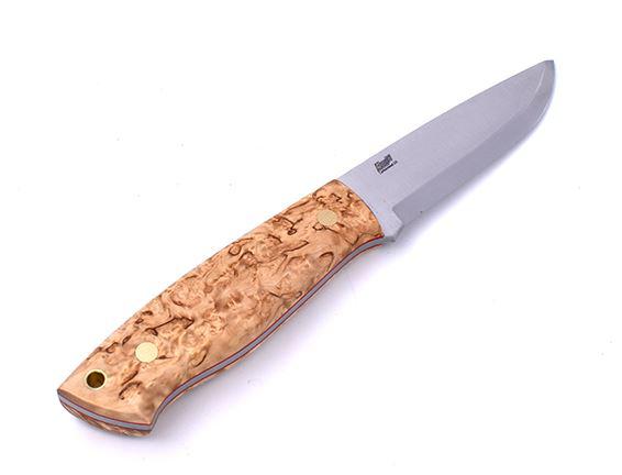 Brisa Trapper 95 con mango de madera de abedul rizado estabilizad...
