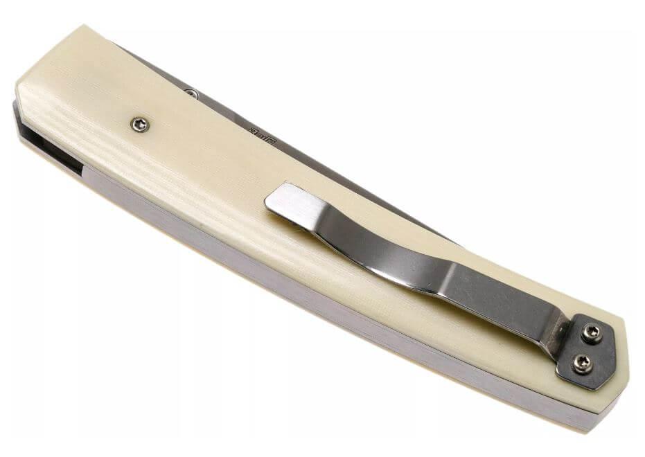 Navaja Brisa Piili con mango de micarta marfil