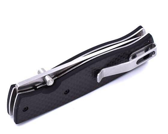 Navaja Brisa Birk 75 con mango de fibra de carbono y acero CPM S30V