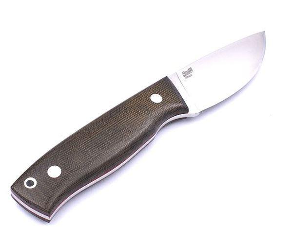 Cuchillo Brisa Skinner 90 Flat con acero Elmax y micarta verde