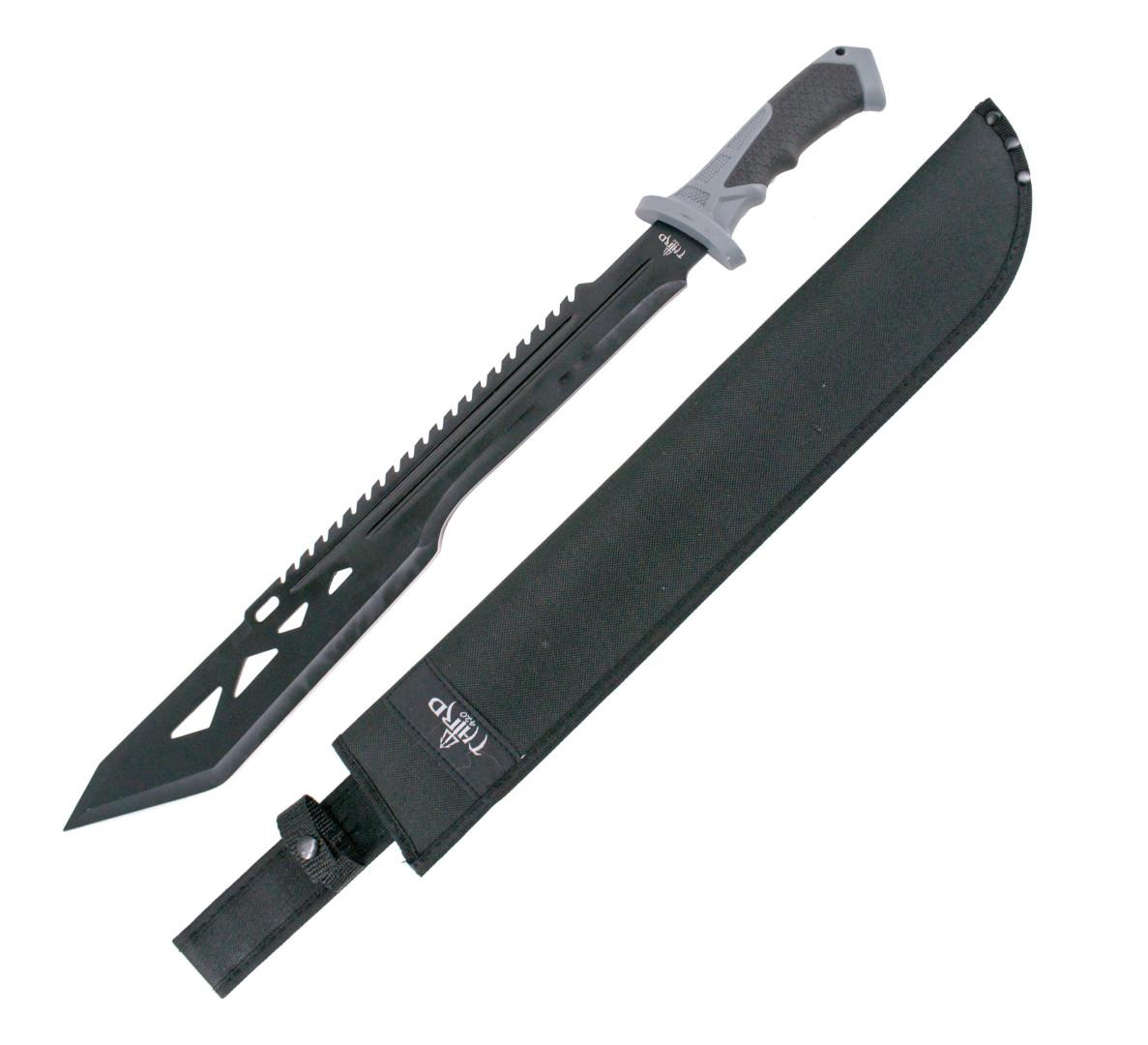 Machete de 64,2 cm com lâmina preta