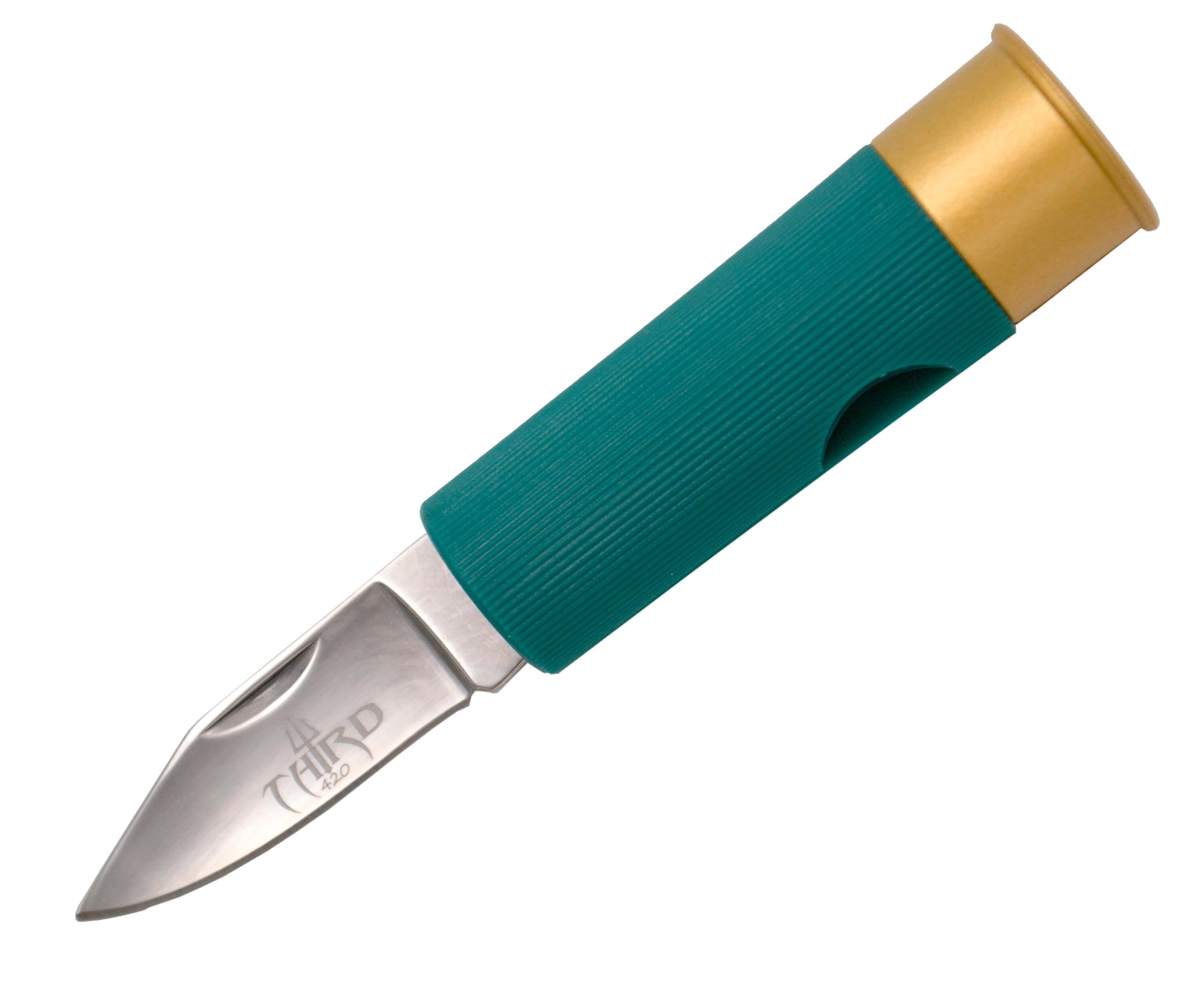 Canivete de cartucho verde com lâmina de 4,5 cm