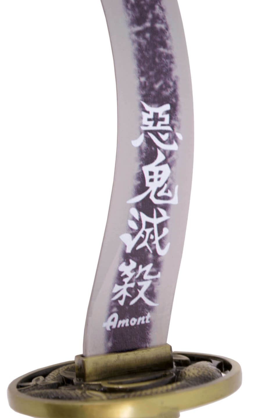 Katana Demon Slayer usada por Obanai Iguro con hoja satinada