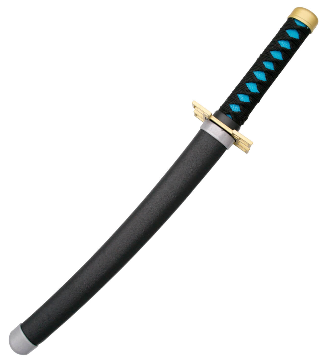 Mini Katana preto e azul de Tokitou Muichirou