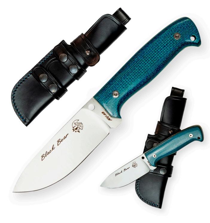 JV Black Bear com escamas de micarta turquesa