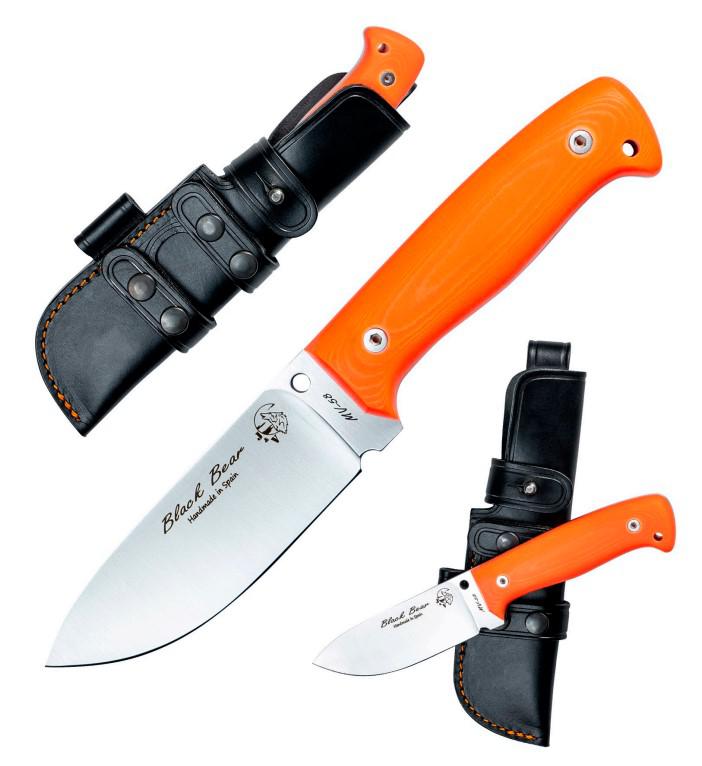 JV Black Bear com escamas de micarta laranja