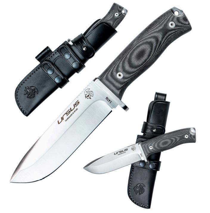 JV Ursus com alça de micarta preta e bainha multiposição