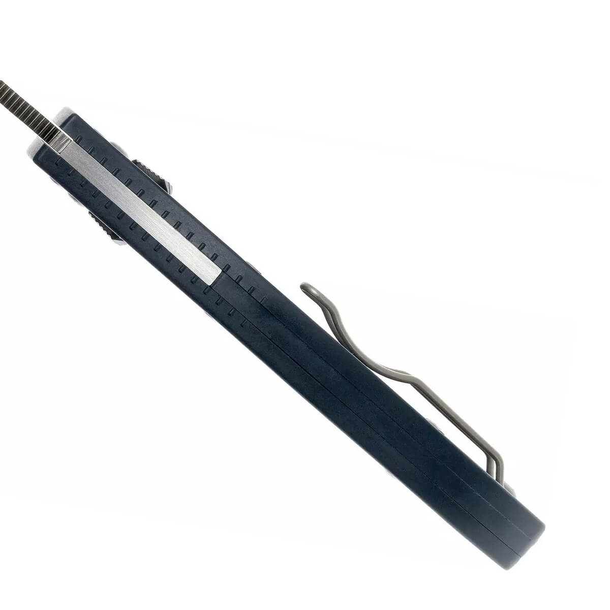 Navaja MANIX 2 con mango de fibra de vidrio azul y hoja de CPM S110V con filo liso