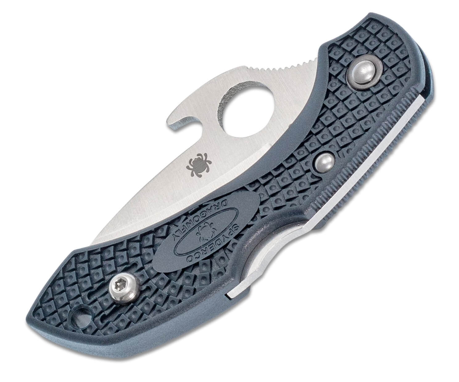 Navaja Spyderco Dragonfly 2 Emerson Opener con mango de FRN gris