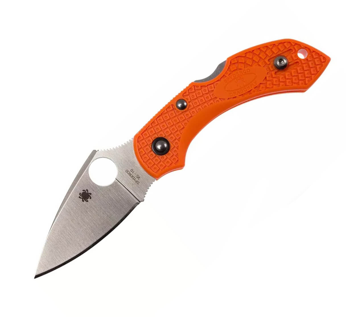 Navaja Spyderco Dragonfly 2 Lightweight con mango de FRN naranja