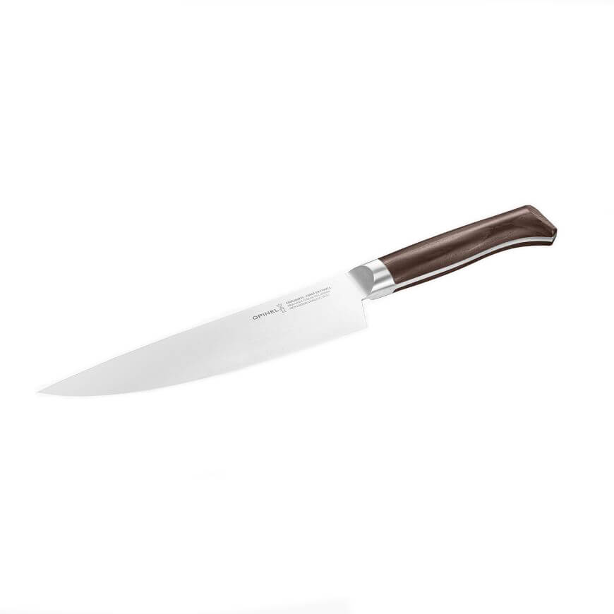 Opinel Les Forges 1890 chef's knife with stabilized beech handle and 20 cm blade