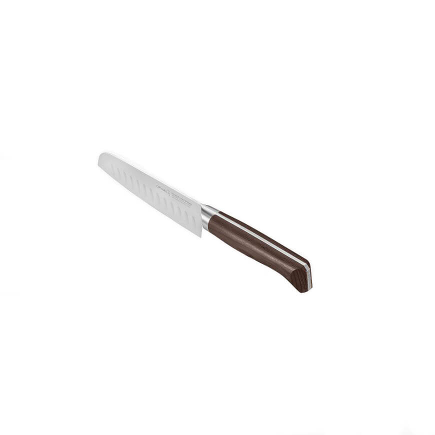 Opinel Les Forges 1890 santoku knife with stabilized beech handle and 17 cm blade