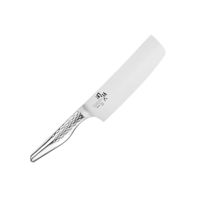 Cuchillo japones Kai Nakiri Seki Magoroku Shoso con hoja de 16.5 ...