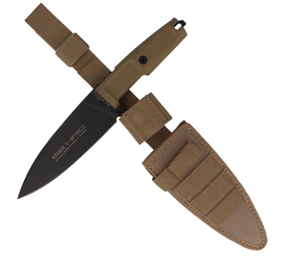 Faca tática Extrema Ratio Shrapnel one Black com lâmina de 157 mm