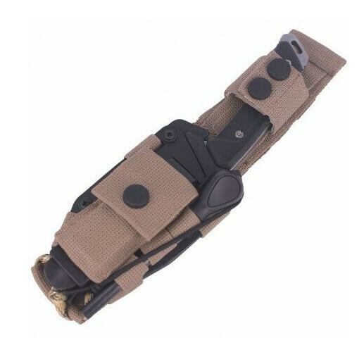 Faca tática e de sobrevivência Extrema Ratio Sethlans com aço lavado com pedra Böhler N690