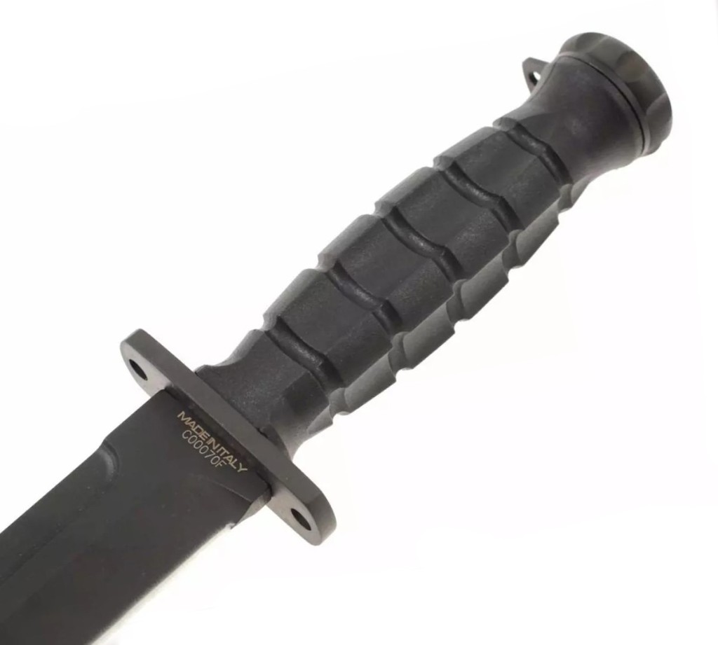 Extrema Ratio MK2.1 Faca militar preta com lâmina de 177 mm em aço Böhler
