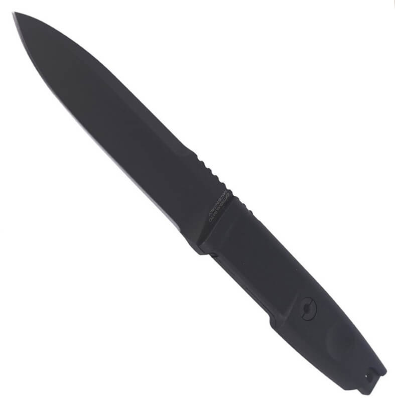 Faca táctica Extrema Ratio Scout 2 Preta com lâmina de 11,8 cm. Com bainha em kydex.