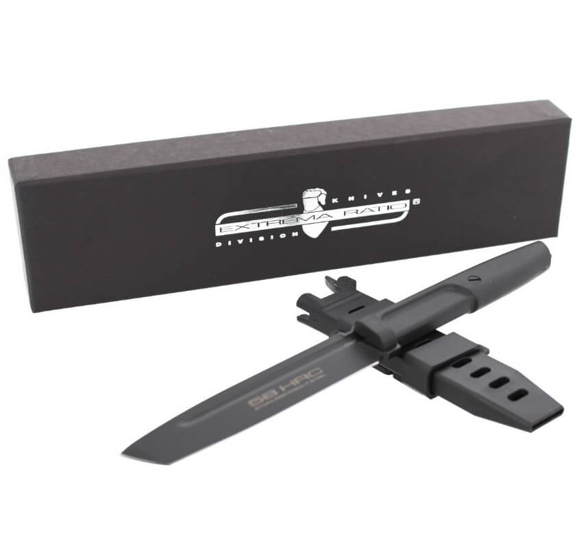 Faca táctica Extrema Ratio Mamba Black com lâmina de 116 mm e bainha 