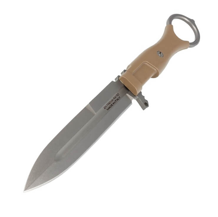 Extreme Ratio Misericordia Desert Combat Knife mit FRN Griff und 118 mm Klinge