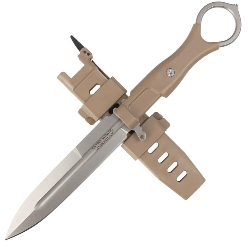 Extreme Ratio Misericordia Desert Combat Knife mit FRN Griff und 118 mm Klinge