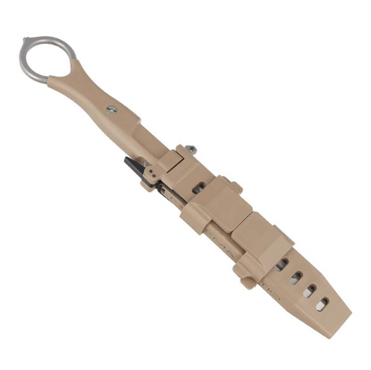 Extreme Ratio Misericordia Desert Combat Knife mit FRN Griff und 118 mm Klinge