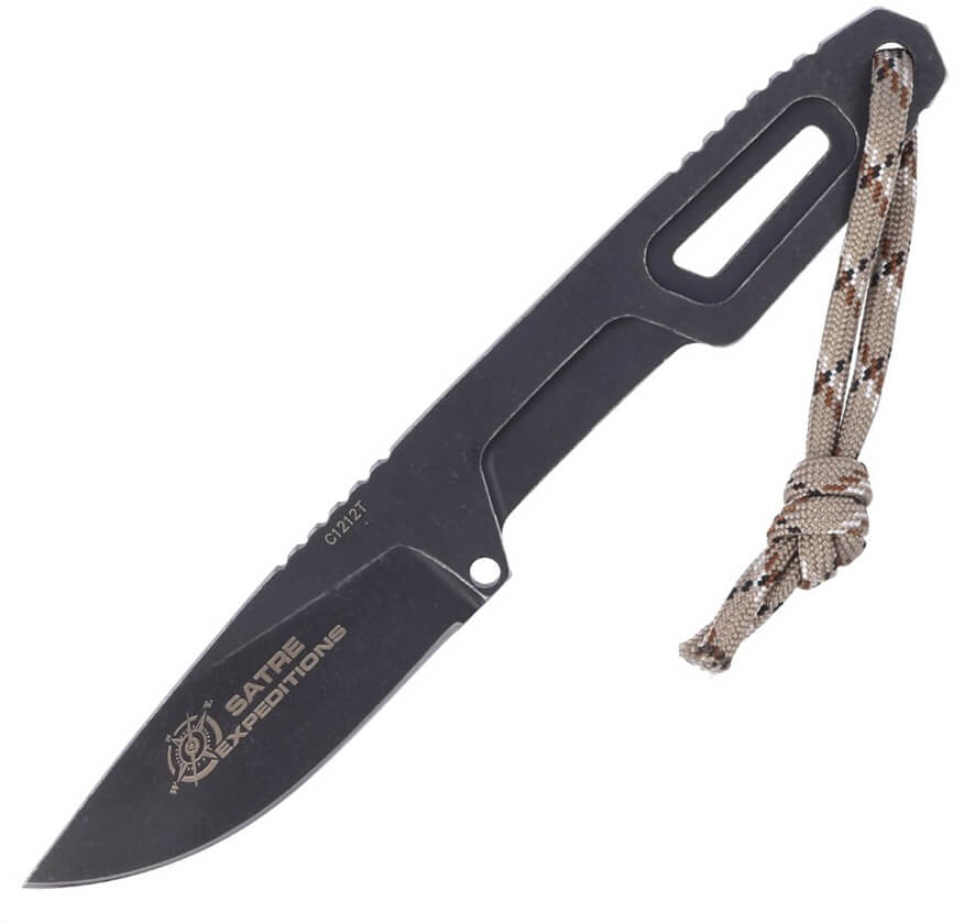 Cuchillo Bushcraft Satre Expeditions de Extrema Ratio. Hoja de ac...