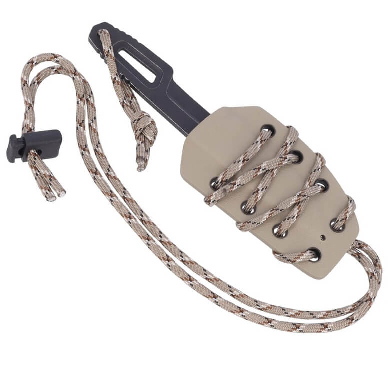 Cuchillo Bushcraft Satre Expeditions de Extrema Ratio. Hoja de acero Böhler de 7 cm. Con funda Kydex.