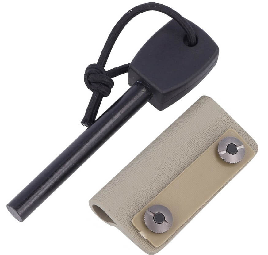 Cuchillo Bushcraft Satre Expeditions de Extrema Ratio. Hoja de acero Böhler de 7 cm. Con funda Kydex.