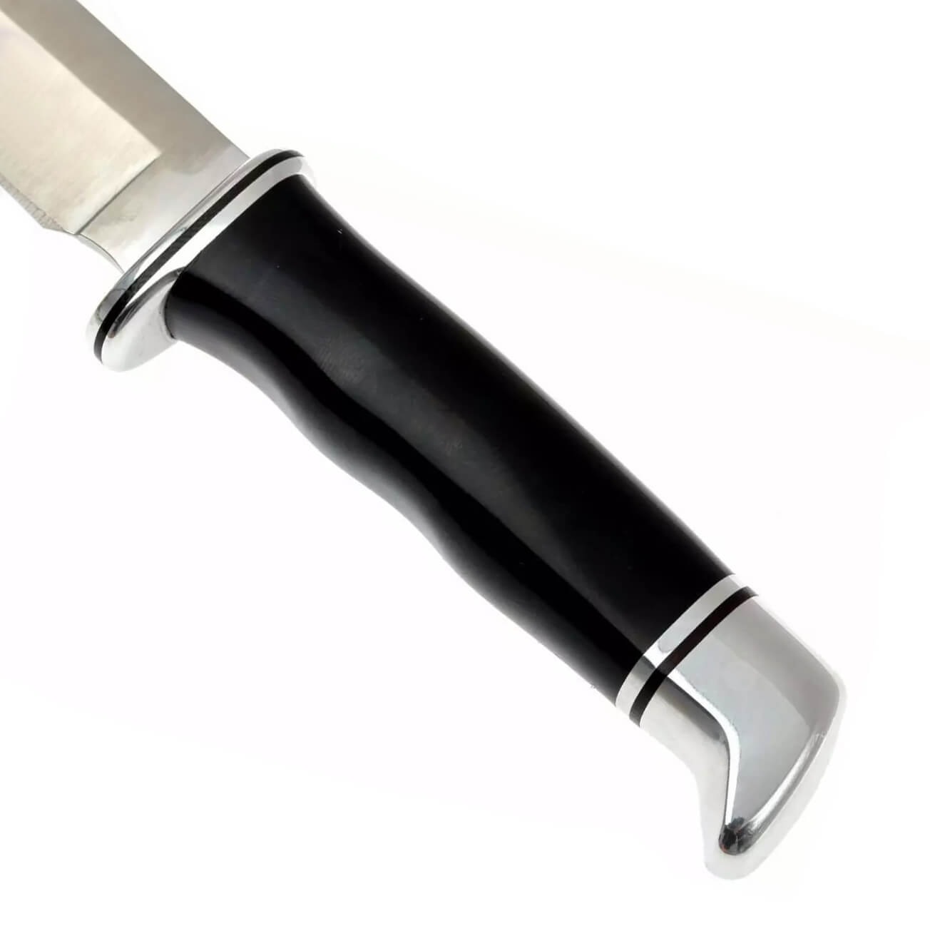 Cuchillo skinner con hoja fija de 10,2 cm Buck 103 Skinner con mango de phenol negro 0103BKS